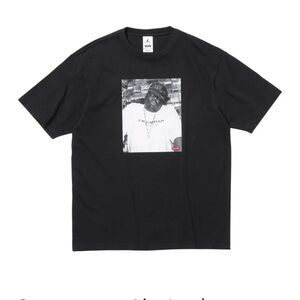 Supreme x Air Jordan Biggie Short Sleeve T-Shirt Black Large